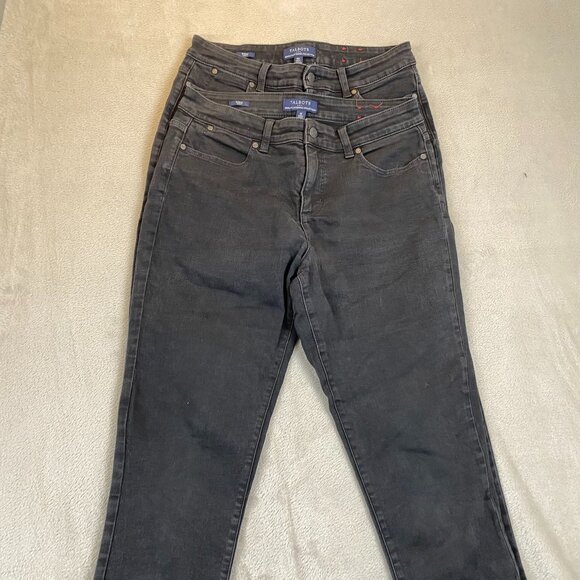 Talbots Simply Flattering Collection Curvy Fit Gray Jeans 10P Lot of Two - Picture 5 of 16